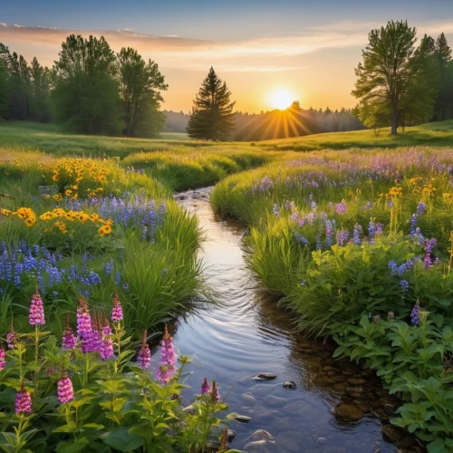 meadow landscape,splendor of flowers,flower meadow,nature wallpaper,flowering meadow,nature landscape,field of flowers,flower field,meadow flowers,summer meadow,beautiful landscape,background view nature,nature background,spring nature,landscape nature,pond flower,meadow,flowers field,spring meadow,flower water,Photography,General,Realistic