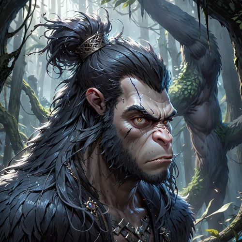 ape,gorilla,lycans,warcraft,wukong,chimpanzee,gorgonians,monkey god,lobo,molossus,tarzan,barbet,serkis,elron,bornean,gotrek,primatologist,skoll,yopaat,hominids,Anime,Anime,General