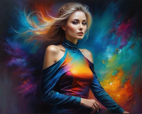 bodypainting,fantasy art,neon body painting,art painting,fantasy portrait,oil painting on canvas,mystical portrait of a girl,aliona,world digital painting,nestruev,oil painting,body painting,vesnina,loboda,romantic portrait,painter,evgenia,dmitriev,colorful background,artistic portrait,Conceptual Art,Daily,Daily 32