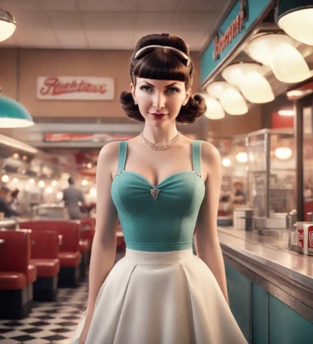 retro diner,retro pin up girl,retro woman,retro girl,fifties,bettie,retro pin up girls,50's style,retro women,pin-up girl,waitress,pin ups,pin up girl,pin-up model,vintage girl,cigarette girl,pin-up girls,soda fountain,vintage woman,pin up girls,Photography,Commercial