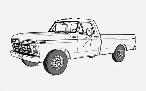 ford truck,pick-up truck,vector illustration,truck,pickup truck,truckmaker,illustration of a car,pickup trucks,retro 1950's clip art,coloring page,pick up truck,austin truck,vector design,vector graphic,car drawing,coloring pages,vectorization,vectoring,tyrving,scrap truck,Design Sketch,Design Sketch,Black and white Comic