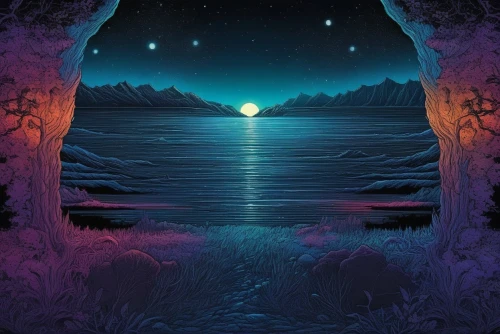 beautiful wallpaper,samsung wallpaper,ipad wallpaper,scroll wallpaper,purple wallpaper,background screen,art background,dusk background,wallpaper,cartoon video game background,screen background,lagoon,retro background,unicorn background,moon and star background,hd wallpaper,free wallpaper,wallpaper roll,wallpapers,digital background,Illustration,Realistic Fantasy,Realistic Fantasy 25