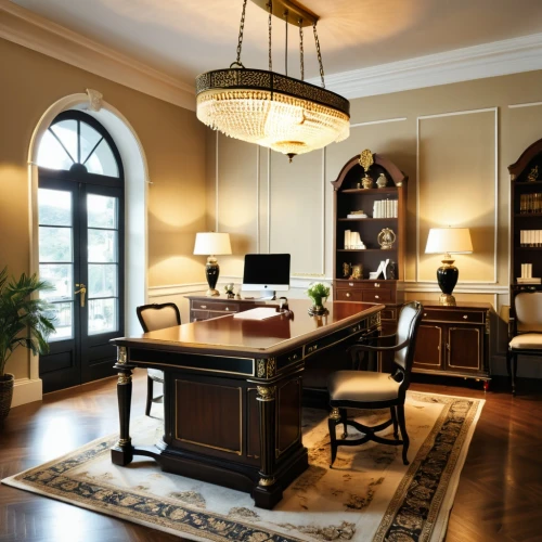 assay office,writing desk,search interior solutions,coffered,luxury home interior,dining room table,millwork,cabinetry,danish room,dining room,dark cabinetry,interior decoration,wardroom,board room,dining table,study room,interior decor,minotti,interior design,brownstone,Photography,General,Realistic