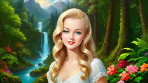 fairy tale character,glinda,celtic woman,the blonde in the river,fantasy picture,dorthy,galadriel,storybook character,faires,forest background,eilonwy,tuatha,fairyland,ninfa,elsa,princess anna,thumbelina,fantasy portrait,landscape background,nature background
