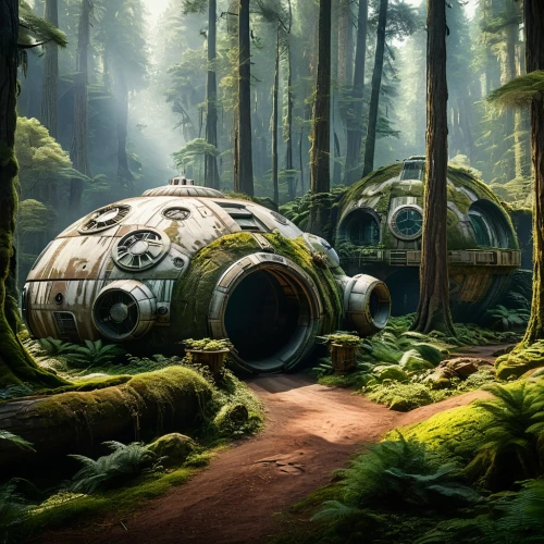 kashyyyk,endor,yavin,dagobah,millennium falcon,millenium falcon,sector,futuristic landscape,parsecs,ewoks,beru,undergrowth,mushroom landscape,ecotopia,droids,world digital painting,terraformed,sci fiction illustration,sci fi,fantasy art,Photography,General,Natural