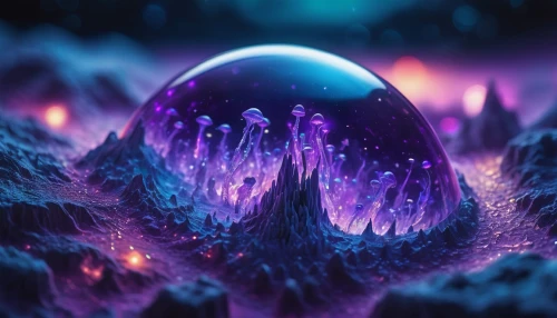 crystal egg,frozen bubble,geode,crystalize,frost bubble,3d fantasy,fractal environment,lensball,fractalius,ice bubble,crystalized,orb,spheres,purple wallpaper,crystals,elemental,ice planet,fairy galaxy,3d background,ultraviolet,Conceptual Art,Sci-Fi,Sci-Fi 13