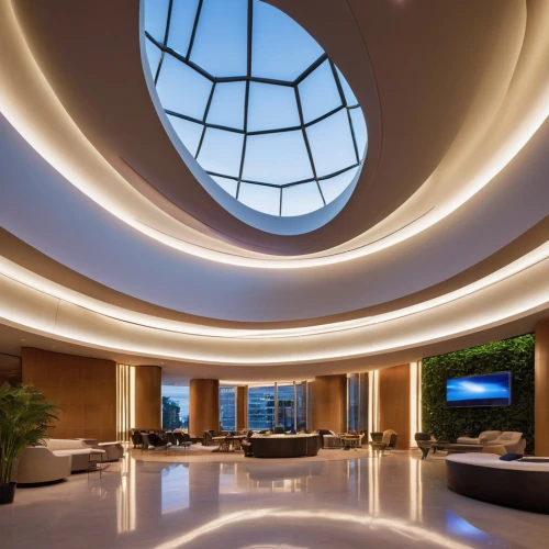 luxury home interior,cochere,penthouses,modern living room,interior modern design,contemporary decor,concrete ceiling,ceiling lighting,stucco ceiling,luxury home,lobby,luxury property,hotel lobby,modern decor,skylights,luxury hotel,musical dome,glass roof,luxurious,futuristic architecture,Photography,General,Realistic