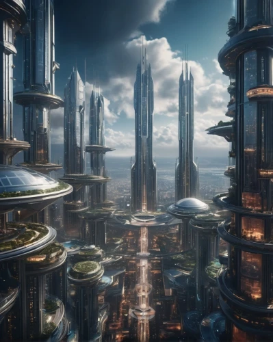 coruscant,arcology,cardassia,coruscating,futuristic landscape,citadels,imperialis,theed,metropolis,gallifrey,homeworlds,naboo,areopolis,homeworld,ordos,skylstad,fantasy city,delamar,spires,stellaris,Photography,General,Cinematic