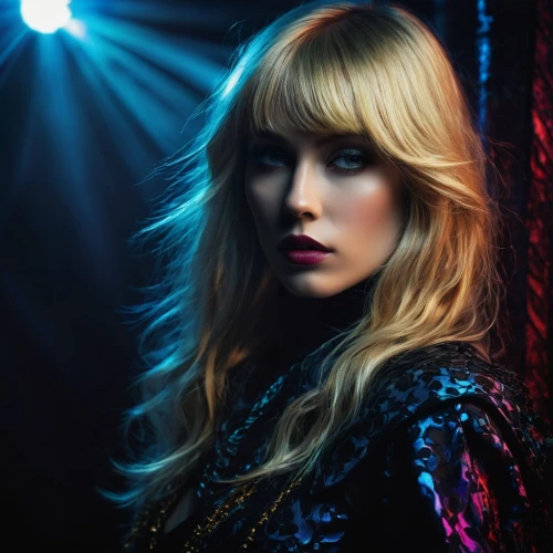 chromatics,ladyhawke,mccurdy,goulding,dianna,fearne,hemo,nerve,neon lights,colored lights,lights,fringe,fabray,tamsin,loboda,hadise,chanteuse,sherith,blonde woman,dazzler,Conceptual Art,Fantasy,Fantasy 04