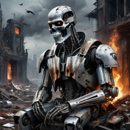 endoskeleton,totentanz,cyberdyne,robosapien,skynet,terminator,robotham,cybernetic,terminators,cybernetically,war machine,cyborg,roboticist,hotbot,cybernetics,mechanoid,mechanized,yorac,helghast,roboto,Conceptual Art,Fantasy,Fantasy 34