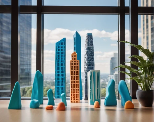 blur office background,skyscrapers,monoliths,city skyline,urban towers,ctbuh,desk accessories,supertall,obelisks,office buildings,city buildings,tall buildings,metronomes,statuettes,capcities,office icons,international towers,maquettes,towergroup,lava lamp,Unique,3D,Clay