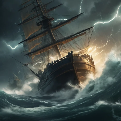 sea storm,maelstrom,stormbringer,galleon,caravel,ghost ship,angstrom,avast,radstrom,sea sailing ship,charybdis,arcus,tempestuous,merchantman,barquentine,stormy sea,whirlwinds,beeldenstorm,sail ship,privateering,Conceptual Art,Fantasy,Fantasy 02