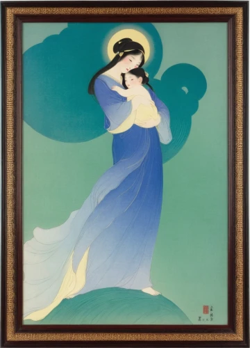 art deco woman,the angel with the veronica veil,poiret,muyres,annunciation,bakst,the annunciation,art deco frame,brugiere,angelico,the prophet mary,the angel with the cross,foundress,tourneur,ofili,matisse,villon,marquet,praying woman,pistole,Illustration,Japanese style,Japanese Style 21