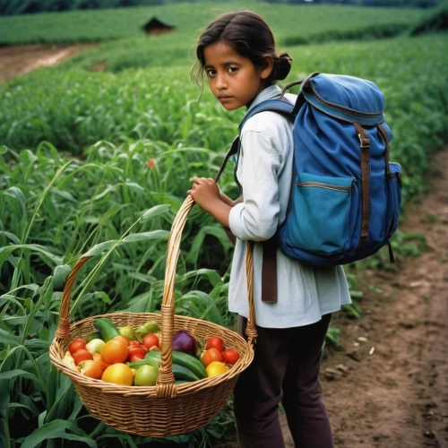 picking vegetables in early spring,farmworker,girl picking apples,agriculturist,fruit picking,smallholder,biopesticides,farmworkers,farm workers,undernutrition,adivasis,malalas,nomadic children,agricultural,adivasi,agroecology,vegetable field,agricultural use,cgiar,chlorpyrifos,Photography,Documentary Photography,Documentary Photography 15