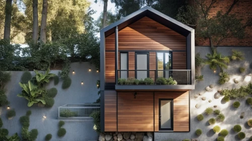 cubic house,treehouses,inverted cottage,tree house,forest house,timber house,small cabin,house in the forest,tree house hotel,wooden house,greenhut,3d rendering,treehouse,frame house,small house,garden elevation,electrohome,dunes house,render,modern house,Photography,General,Realistic