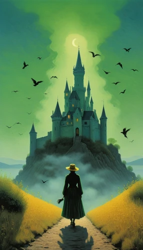 schierholtz,schierstein,schierke,discworld,mcgonagall,ghost castle,castle of the corvin,hyrule,hans christian andersen,house silhouette,fantasy picture,haunted castle,friedrich,baskerville,defense,fairy tale castle,castles,gold castle,baskervilles,diagon,Art,Artistic Painting,Artistic Painting 48