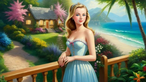landscape background,mermaid background,fantasy picture,photo painting,beach background,girl in a long dress,love background,fantasy art,blue jasmine,girl in the garden,margaery,world digital painting,art painting,creative background,princess anna,fairy tale character,portrait background,summer background,romantic portrait,eilonwy