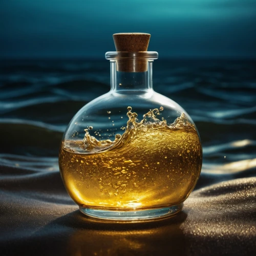message in a bottle,oil in water,bottle of oil,natural oil,body oil,coconut oil in glass jar,plant oil,bath oil,cosmetic oil,sea water,fish oil,creating perfume,seawater,goldwasser,edible oil,sea water splash,submerged,colognes,marimo,natural perfume,Photography,General,Fantasy