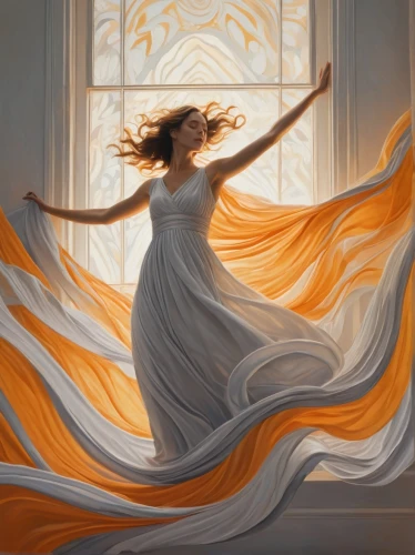 whirling,eurythmy,orange robes,dance with canvases,gracefulness,whirlwinds,dervish,sundancer,twirl,twirling,pasodoble,orange blossom,twirled,heatherley,fire dance,dancing flames,orange,yellow orange,dancer,fire dancer,Illustration,Vector,Vector 12