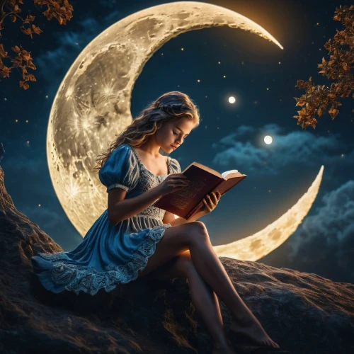 storybook,magic book,fantasy picture,moonbeams,moon and star background,sogni,moonlit night,lectura,moon addicted,little girl reading,reading owl,book wallpaper,moonlit,moon night,read a book,the moon and the stars,moonchild,moonbeam,reading,moonlighted,Photography,General,Fantasy