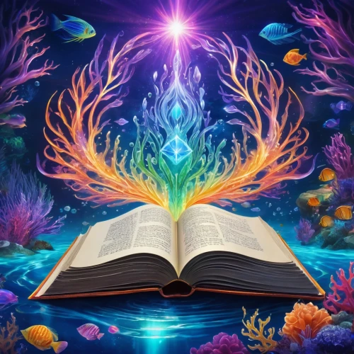 magic book,book wallpaper,spellbook,rosicrucianism,upanishad,vedas,eckankar,hymn book,upanishads,prayer book,urantia,qabalah,spiral book,tanakh,colorful tree of life,vishishtadvaita,akashic,quran,open book,storybook,Illustration,Realistic Fantasy,Realistic Fantasy 20