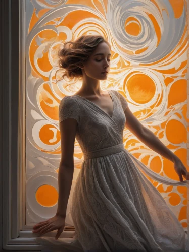whirling,light painting,dance with canvases,drawing with light,swirling,lightpainting,glass painting,fluidity,mcconaghy,lubezki,twirled,eurythmy,girl in a long dress,effortlessness,light drawing,light of art,light paint,window curtain,swirled,ozma,Illustration,Vector,Vector 12