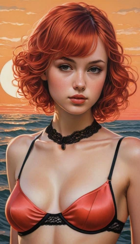 redhead doll,the sea maid,redheads,red head,palmiotti,derivable,beach background,bloodrayne,reddened,girl on the boat,motor boat race,lifejacket,giganta,triss,romanoff,scarlet sail,girl on the river,redhair,madelyne,motorboats,Illustration,Black and White,Black and White 01