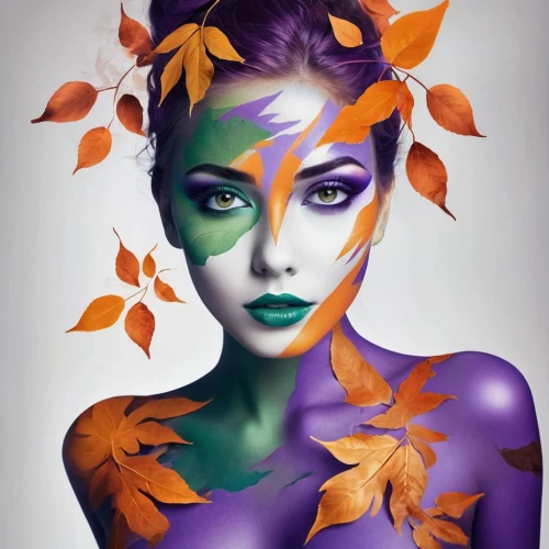 bodypainting,body painting,bodypaint,neon body painting,autumn theme,dryad,watercolor leaves,autumn leaf,colorful leaves,colored leaves,autumn colouring,autumn leaves,fall leaf,flower art,autumn leaf paper,fractals art,leafed through,digital art,autumn flower,body art,Photography,Artistic Photography,Artistic Photography 07