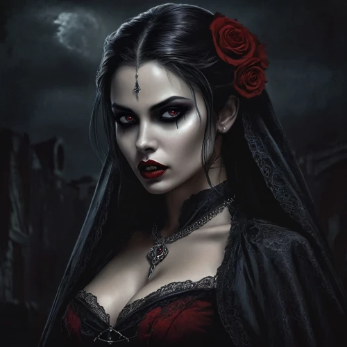 vampire woman,gothic woman,vampire lady,vampyres,gothic portrait,vampyre,demoness,vampiric,malefic,vampy,vampiro,dark gothic mood,goth woman,vampira,vampire,countess,vampirism,abaddon,gothic style,dhampir,Conceptual Art,Fantasy,Fantasy 34