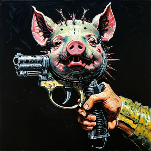 bisley,pigman,squealer,pig,pigface,piggot,suckling pig,cartoon pig,corben,pig dog,pigmeat,duroc,piggly,inner pig dog,porker,porky,schwein,cochon,swine,emshwiller,Illustration,Realistic Fantasy,Realistic Fantasy 33