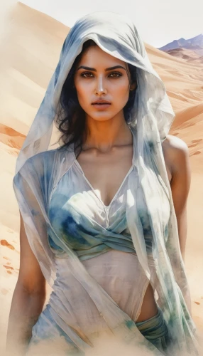 maryan,inanna,thyatira,zarahemla,saliyah,ancient egyptian girl,asenath,desert background,bedouin,indian woman,world digital painting,persia,aramaean,miryam,tuareg,diriyah,arabiyah,rahab,arabian,arava,Illustration,Black and White,Black and White 16