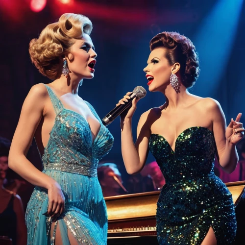 dreamgirls,singer and actress,chanteurs,duets,vaudevillians,dreamboats,songsters,playback,duetting,duet,singers,judds,operettas,queens,harmonising,sapphic,fabray,divas,eurosong,burlesques,Photography,General,Realistic