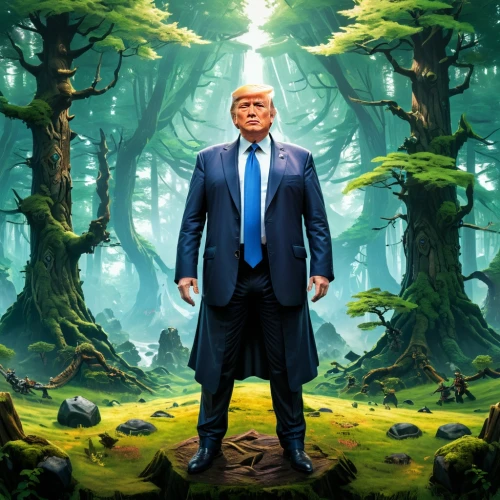 trumpeldor,the ugly swamp,swamp,forest background,forest man,presidnet,cartoon forest,frog background,the forest,potus,megalomaniacal,presidental,the forest fell,strumpf,dagobah,ent,holy forest,the forests,the woods,trumpler,Illustration,Realistic Fantasy,Realistic Fantasy 08