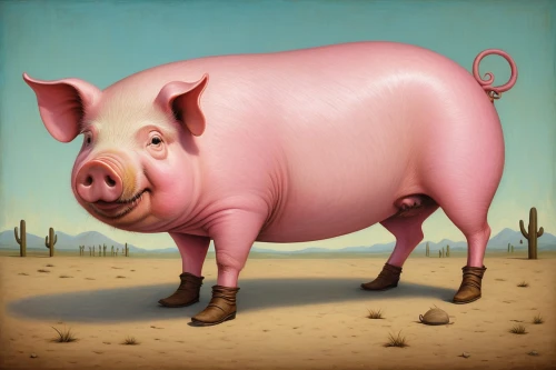 cartoon pig,squealer,pig,thorgerson,pot-bellied pig,suckling pig,puerco,pigman,schwein,cochon,scrofa,pigneau,piggot,porcine,pigmentary,wool pig,pigface,pignatiello,pignero,swine,Illustration,Abstract Fantasy,Abstract Fantasy 17
