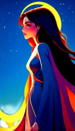 star mother,emara,diana,katara,star of the cape,ayeka,wonderwoman,eldena,megara,lazuli,diwata,salvadora,falling star,wonder woman,yukiko,esmeralda,goddess of justice,fantasia,kateri,cloak,Illustration,American Style,American Style 05