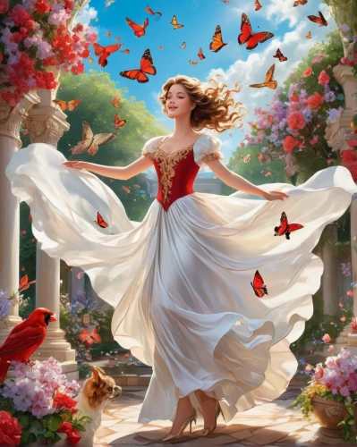 butterfly background,fairies aloft,red butterfly,flower fairy,passion butterfly,julia butterfly,butterflies,fantasy picture,chasing butterflies,faerie,gracefulness,rosa 'the fairy,butterfly floral,faery,ulysses butterfly,fairy queen,butterfly day,white butterflies,fairy,butterfly,Conceptual Art,Fantasy,Fantasy 22