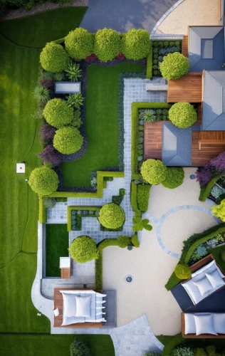 miniature house,view from above,landscaped,suburbia,landscaper,bird's-eye view,from above,golf lawn,suburban,bird's eye view,landscapers,model house,lowpoly,green lawn,drone image,birdview,roof landscape,overhead shot,drone shot,overhead view,Photography,General,Realistic