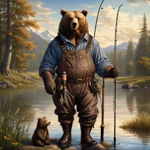 nordic bear,bearman,beorn,bearlike,bear guardian,fisherman,great bear,bearmanor,bear,bear kamchatka,wilderotter,bearse,brown bear,bear market,fishing,the bears,wojtek,kadyr,bearss,pescador,Conceptual Art,Fantasy,Fantasy 27