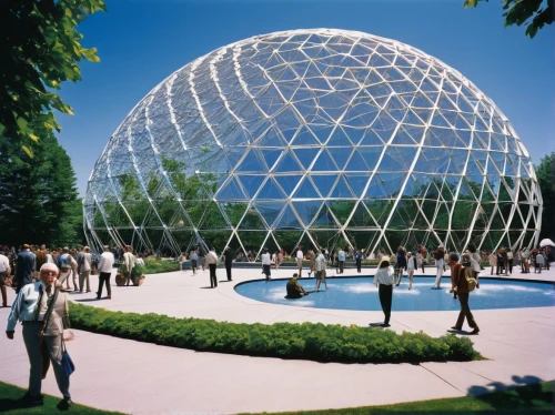 etfe,biosphere,futuroscope,epcot ball,biodome,flower dome,biospheres,chemosphere,musical dome,geodesic,odomes,spaceframe,biomes,perisphere,water cube,domes,science world,glass sphere,cajundome,igloos,Conceptual Art,Daily,Daily 16