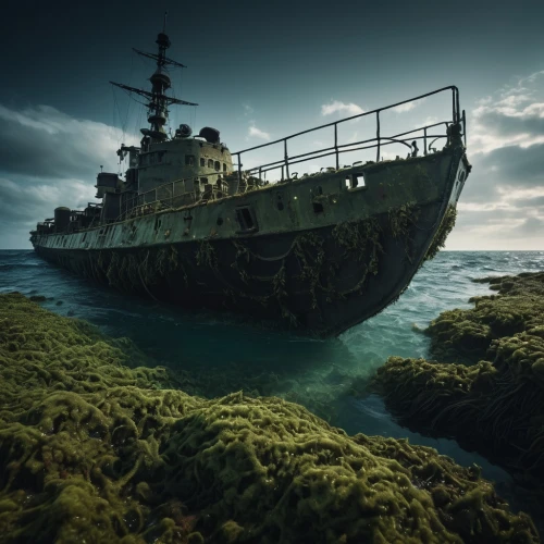 aground,ship wreck,sunken ship,shipwrecks,shipwreck,the wreck of the ship,abandoned boat,ghost ship,sunken boat,barotrauma,boat wreck,shipwrecked,old ship,withdrawn,sea fantasy,rotten boat,britannic,amphib,troopship,drydocked,Photography,General,Fantasy