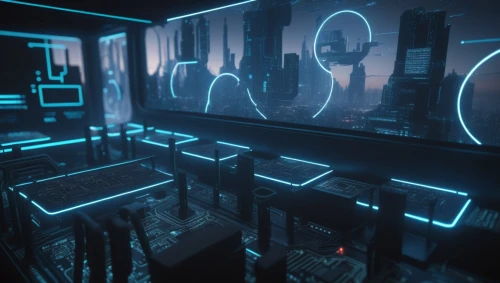 tron,cybertown,cyberia,spaceship interior,arktika,cyberview,nightclub,cybercity,voxels,arcology,sulaco,3d render,cyberscene,ufo interior,cinema 4d,polybius,cybersmith,mainframes,electroluminescent,neon human resources,Photography,General,Sci-Fi