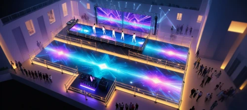 concert stage,floating stage,stage design,nightclub,concert venue,theater stage,the stage,circus stage,concert hall,sky space concept,concert,theatre stage,mainstage,event venue,block balcony,3d render,3d rendering,light show,futuristic art museum,concertgoer,Anime,Anime,General