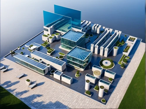 solar cell base,3d rendering,seasteading,autostadt wolfsburg,sewage treatment plant,residencial,hydropower plant,cyberport,leaseplan,mipim,render,penthouses,iter,revit,arcology,engro,aqua studio,wastewater treatment,thermal power plant,unitech,Photography,General,Realistic