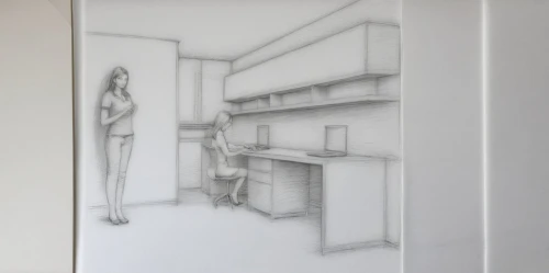 frame drawing,underdrawing,pencil frame,pantry,cupboard,sheet drawing,frame border drawing,shelves,house drawing,paper frame,hallway space,white room,cupboards,refrigerator,sketchup,walk-in closet,closets,camera drawing,room door,highboard,Illustration,Black and White,Black and White 30