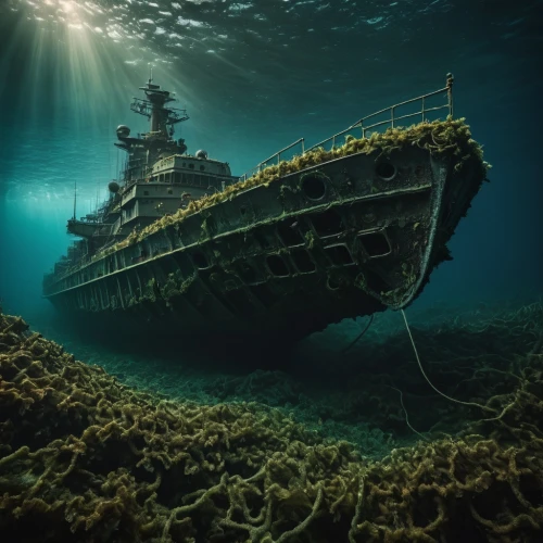 sunken ship,sunken boat,the wreck of the ship,shipwreck,ship wreck,shipwrecks,ocean underwater,barotrauma,britannic,abandoned boat,under the water,submersible,the bottom of the sea,aground,under water,underwater landscape,the wreck,submerged,undersea,sunken,Photography,General,Fantasy
