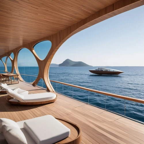 on a yacht,yacht exterior,lefay,superyachts,superyacht,wooden boat,wooden boats,yacht,yachting,cruises,luxury,houseboat,boat landscape,lounges,staterooms,yachts,amanresorts,floating huts,easycruise,luxurious,Photography,General,Realistic