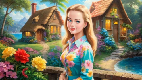 girl in flowers,springtime background,girl in the garden,fantasy picture,children's background,spring background,beautiful girl with flowers,flower background,world digital painting,fairy tale character,photo painting,landscape background,portrait background,flower painting,girl picking flowers,fantasy portrait,woman house,fantasy art,dorthy,splendor of flowers