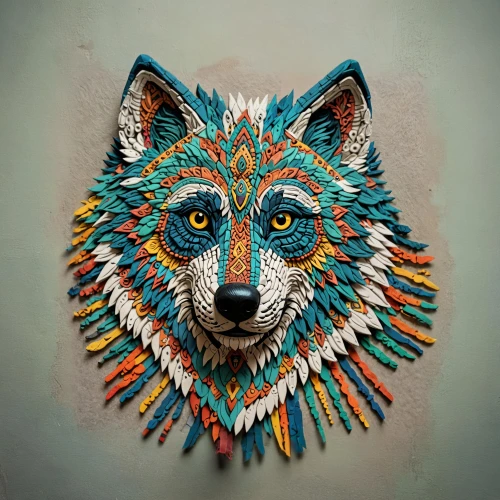 owl art,a fox,vulpes,coyote,fox,kosmo,alebrije,lynx,owl,animal portrait,peacock,pintada,the red fox,puel,atunyote,rafiki,lemur,foxl,wall art,wolf