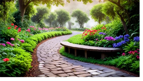 pathway,nature garden,tunnel of plants,green garden,forest path,to the garden,tree lined path,gardens,garden of eden,walk in a park,the mystical path,nature background,towards the garden,english garden,garden of plants,garden bench,flower garden,landscape background,plant tunnel,walkway,Art,Classical Oil Painting,Classical Oil Painting 22