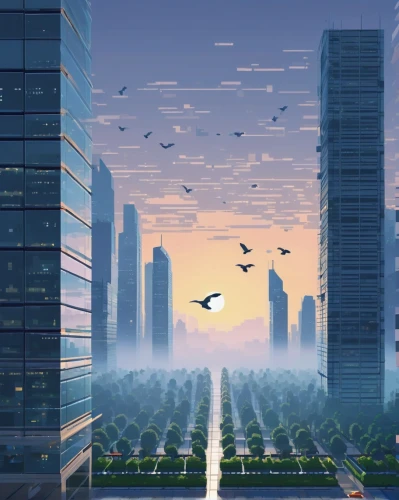 skyscrapers,cybercity,cityscape,futuristic landscape,doha,city skyline,dubai,cybertown,business district,dystopias,skyscraping,cyberport,metropolis,city pigeons,skyscraper town,city pigeon,cityzen,skyscraper,dystopian,sky city,Unique,Pixel,Pixel 01